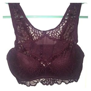 Vs pink high neck bralette